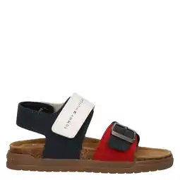 Wehkamp Tommy Hilfiger sandalen donkerblauw multi aanbieding