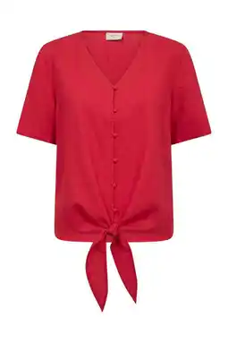 Wehkamp FREEQUENT blouse met linnen aanbieding