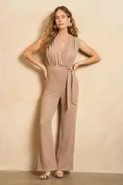 Wehkamp Lofty Manner jumpsuit goud met glitter aanbieding