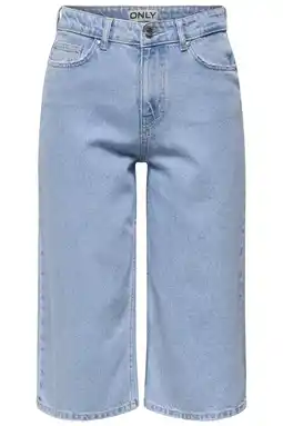 Wehkamp ONLY regular highwaist casual short light blue denim aanbieding