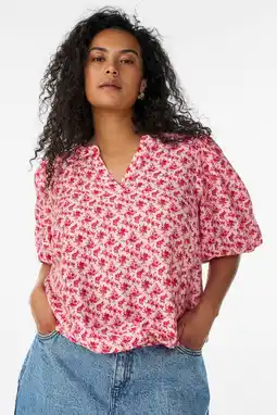 Wehkamp Zizzi gebloemde top roze aanbieding