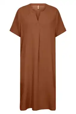 Wehkamp Soyaconcept zomerjurk bruin aanbieding