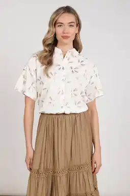 Wehkamp NUKUS blouse met pailletten ecru aanbieding