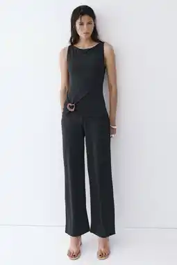 Wehkamp Mango jumpsuit - zwart aanbieding