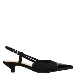 Wehkamp POSH by Poelman Chloe slingback pumps zwart aanbieding