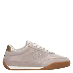 Wehkamp Liu Jo Lewis 01 suède sneakers taupe aanbieding