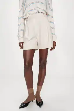 Wehkamp Grace & Mila regularwaist bermuda short beige aanbieding