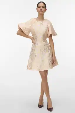 Wehkamp VERO MODA korte jurk goud aanbieding