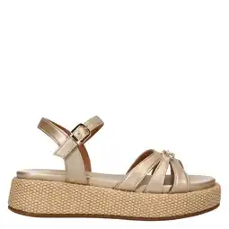 Wehkamp Tommy Hilfiger sandalen champagne/platinum aanbieding