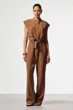 Wehkamp Aaiko jumpsuit bruin aanbieding