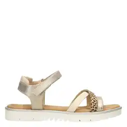 Wehkamp POSH by Poelman sandalen goud/dierenprint aanbieding