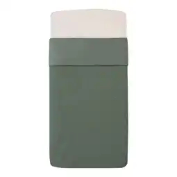 Wehkamp Witlof for kids Tuck-Inn all season ledikantdeken Forest Green waves aanbieding