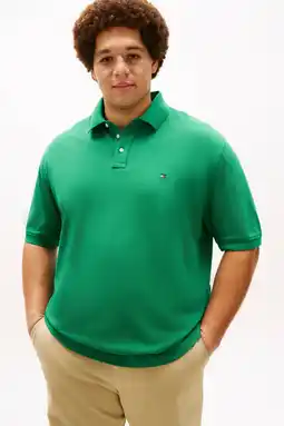 Wehkamp Tommy Hilfiger Big & Tall regular polo Plus Size groen aanbieding