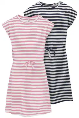 Wehkamp KIDS ONLY MINI midijurk - donkerblauw/roze (set van 2) aanbieding