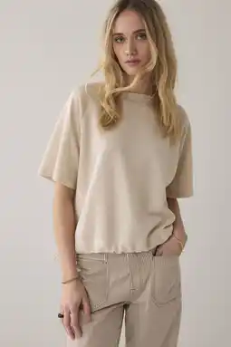 Wehkamp Summum top antiek cremewit met glitter aanbieding