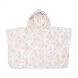 Wehkamp Witlof for kids hydrofiele poncho Flower Powder aanbieding