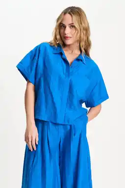 Wehkamp POM Amsterdam blouse blauw aanbieding