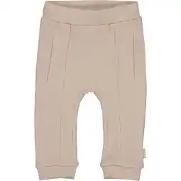 Wehkamp QPI Newborn regular babybroek lichtbruin met textuur aanbieding