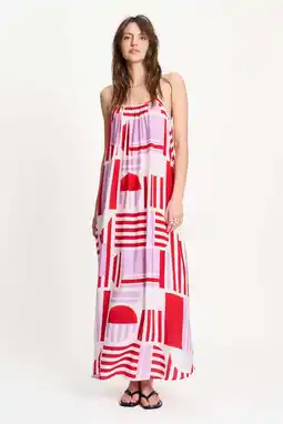 Wehkamp POM Amsterdam maxi jurk ecru aanbieding