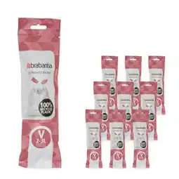 Wehkamp Brabantia PerfectFit Vuilniszakken - 2/3 l - Code V - 10 rollen x 20 stuks aanbieding