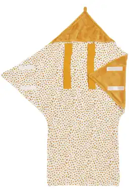 Wehkamp Meyco fleece wikkeldeken Cheetah honeygold aanbieding