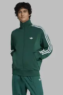 Wehkamp adidas Originals trainingsjack Firebird groen aanbieding