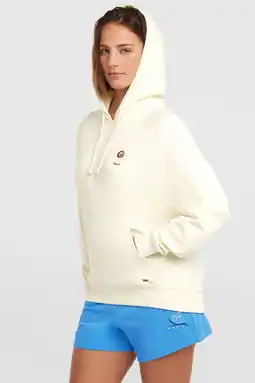 Wehkamp O'Neill hoodie met backprint ecru aanbieding