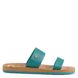Wehkamp O'Neill O'Riginals slippers turquoise aanbieding