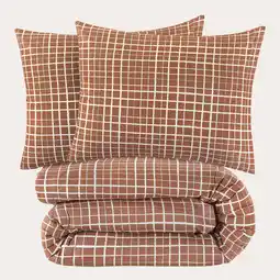 Wehkamp NOUS Living katoenen dekbedovertrek 2-persoons (200x220 cm) aanbieding