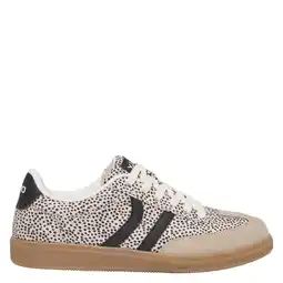 Wehkamp ONLY Onllydie Pu Leo Sneaker sneakers beige/zwart aanbieding