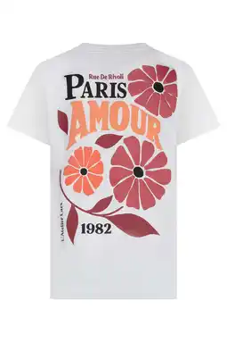 Wehkamp Cars T-shirt met backprint wit aanbieding