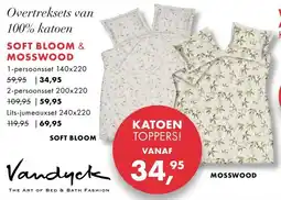 Nijhof Vandyck Overtreksets van 100% katoen aanbieding