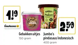 Jumbo Gebakken uitjes aanbieding