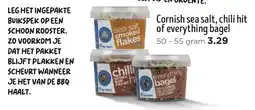 Jumbo Cornish sea salt, chili hit of everything bagel aanbieding