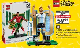 Top1Toys LEGO Editions 43016 Cristiano Ronaldo Voetballegende aanbieding