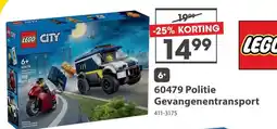 Top1Toys LEGO CITY 60479 Politie Gevangenentransport aanbieding