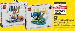 Top1Toys LEGO Kylian Mbappé of Vini Jr. Voetbalhoogtepunt aanbieding