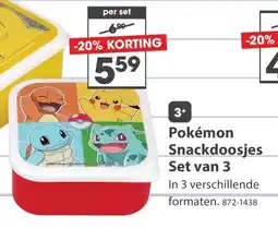 Top1Toys Pokémon Snackdoosjes aanbieding