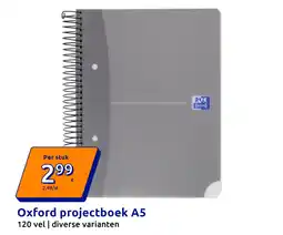 Action Oxford projectboek A5 aanbieding