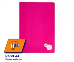 Action Schrift A4 aanbieding