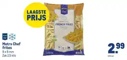 Makro Metro Chef frites aanbieding