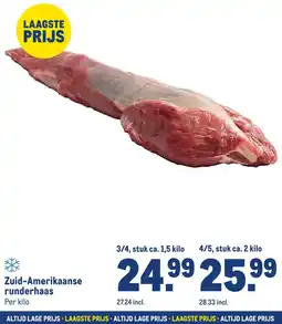 Makro Zuid-Amerikaanse runderhaas aanbieding