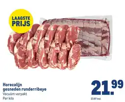 Makro Horecalijn runderribbeye aanbieding