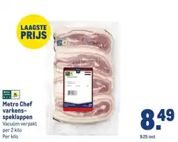 Makro Metro Chef varkens-speklappen aanbieding