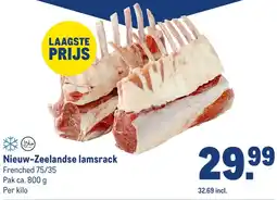 Makro Nieuw-Zeelandse lamsrack aanbieding