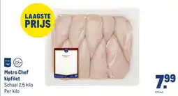 Makro Metro Chef kipfilet aanbieding