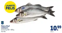 Makro Metro Chef zeebaars aanbieding