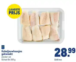 Makro Metro Chef Kabeljauwhaasjes gekweekt aanbieding