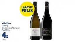 Makro Villa Pous Chardonnay of Carignan aanbieding