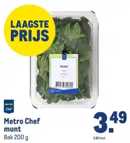 Makro Metro Chef munt aanbieding